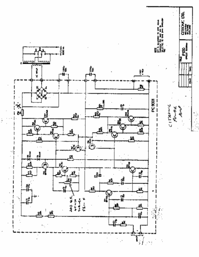 Citronic P100 power amplifier