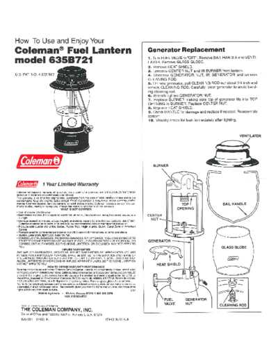 Coleman  Coleman Petrol Lantern