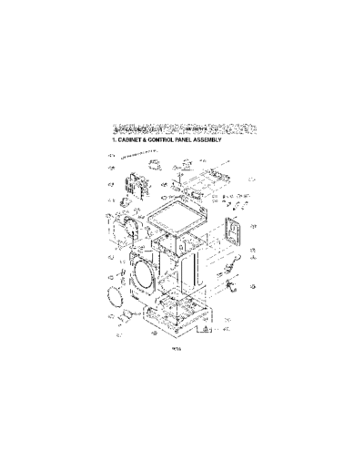 LG WM3997HWA Ventless Washer Dryer combo. Updated service manual and parts list USA and Canada.