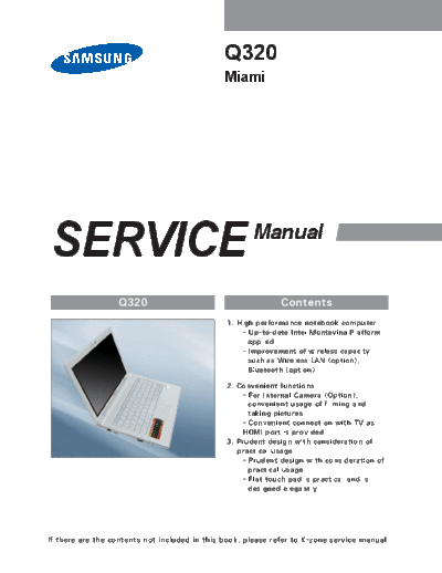 SAMSUNG Q320 Repair Manual
