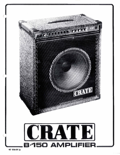 Crate B150 bassguitar combo