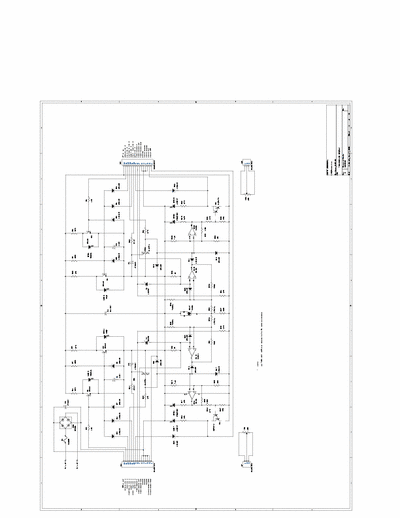 Crest 4801, 6001 & 7001 power amplifier (display section)