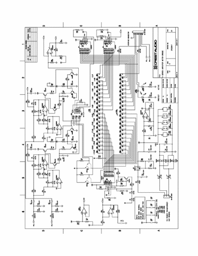 Crest V1500 power amplifier