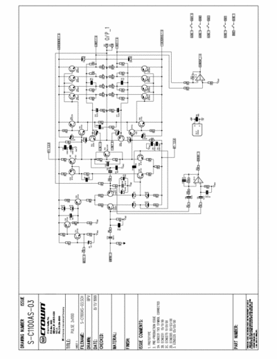 Crown Pulse2x1100 power amplifier