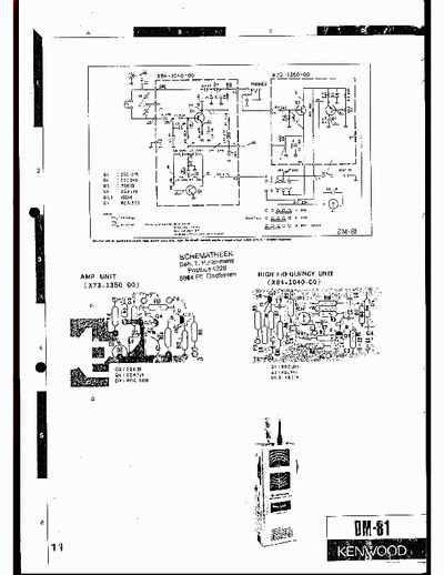 kenwood DM-81 DM-81 Schematic