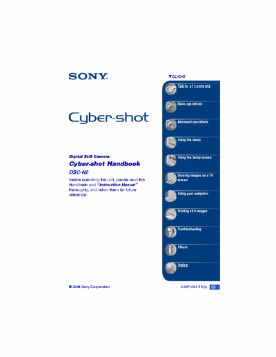 Sony DSC-N2 132 page user