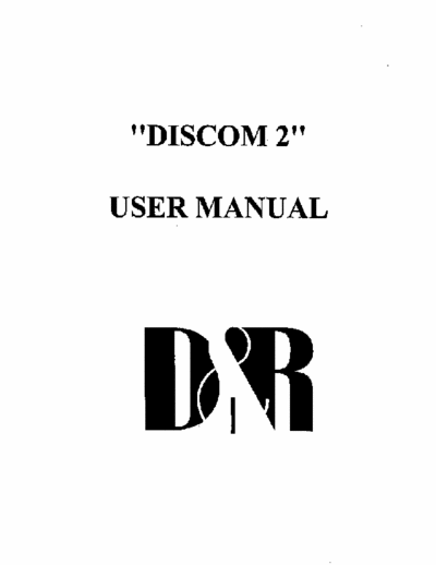 D&R Discom2 mixer