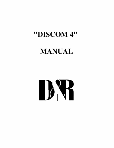 D&R Discom4 mixer