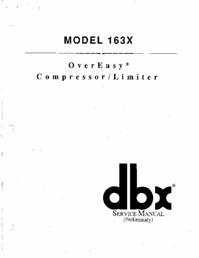 dbx 163X compressor-limiter