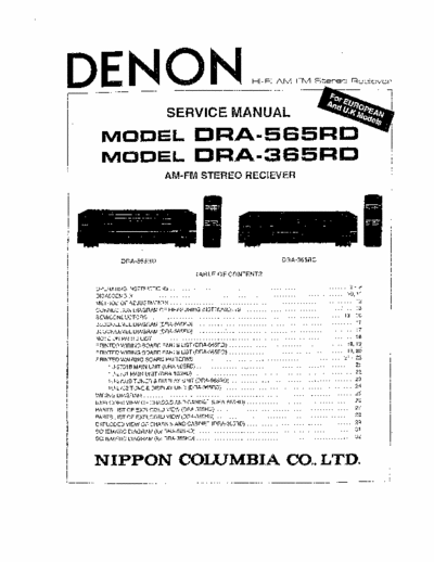 Denon DRA365 receiver