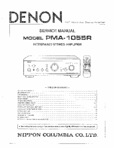 Denon PMA1055R integrated amplifier
