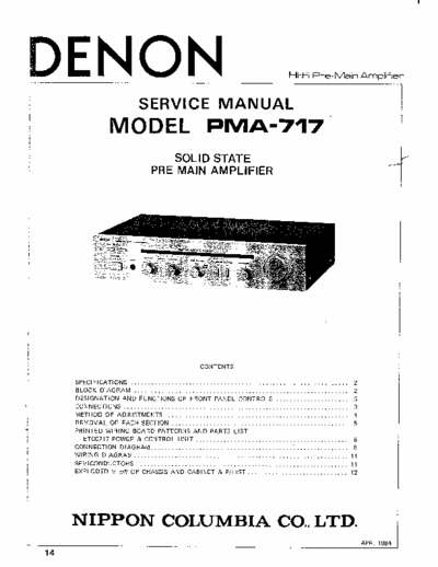 Denon PMA717 integrated amplifier