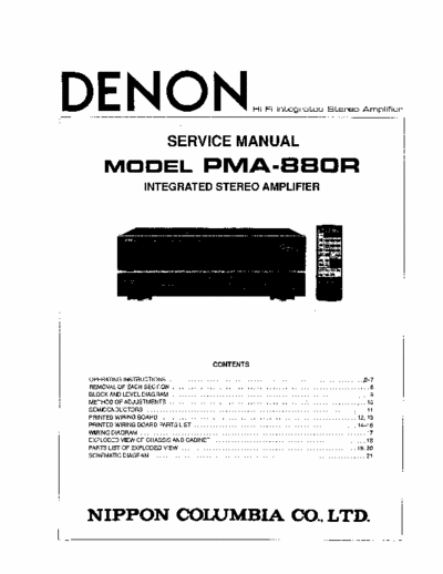 Denon PMA880R integrated amplifier