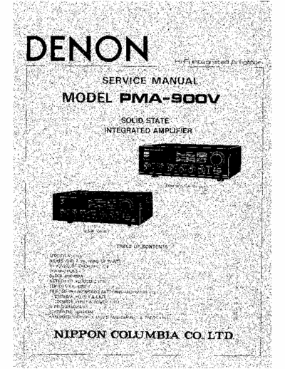 Denon PMA900V integrated amplifier