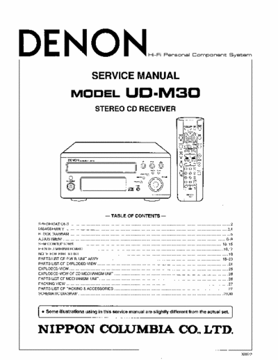 Denon UDM30 cd receiver