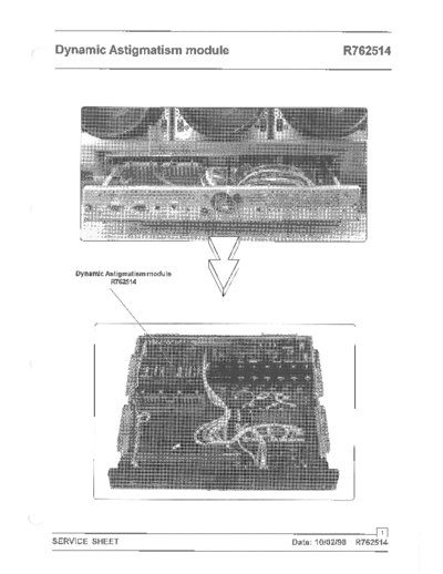 Barco Graphics 1209s R762514 - Dynamic astigmatism module