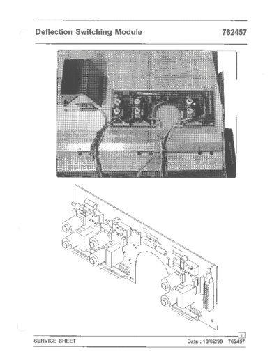 Barco Graphics 1209s Barco graphics 1209s
762457 - Deflection switching module