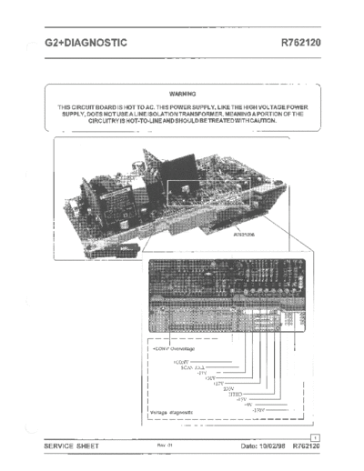 Barco Graphics 1209s R762120 - G2 and diagnostic