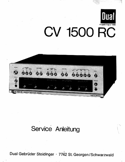 Dual CV1500RC integrated amplifier