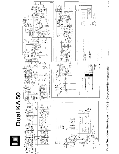 Dual KA 50 service manual