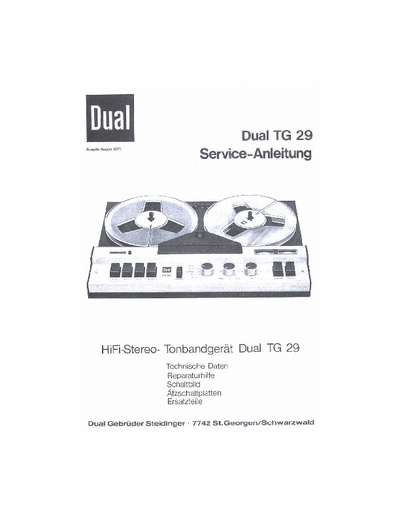 Dual TG29 tape