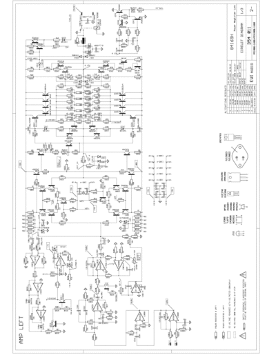 Dynacord Powermate 600 Schematic of the power mixer Dynacord Powermate 600.