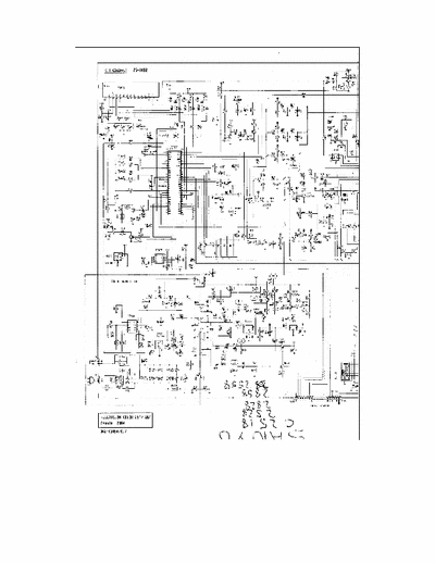 Sanyo  Scheme. Power suply, tiner and processor