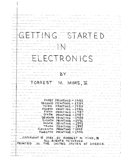 Radio Shack  One of the best books out for learning the basics of electronics. Very good for beginners.