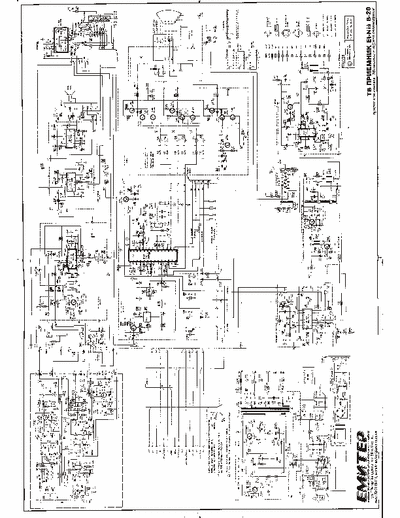 Ei Nis Chassis B-20 & B-30 Service Schematic