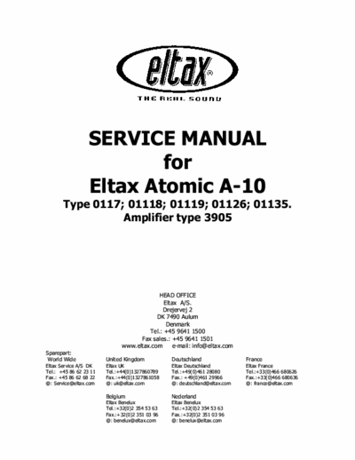 Eltax Atomic A10 power amplifier