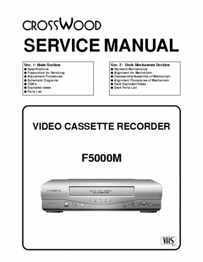 funai F5000M funai F5000M service manual