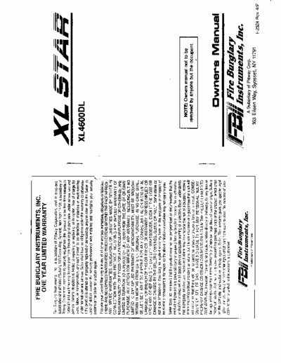 FBII XL4600 user manual