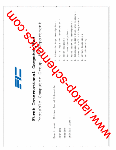 FIC  FIC laptop motherboard schematic diagram