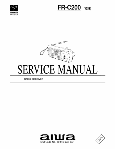 Aiwa FR-C200 Service Manual Radio Receiver - Type YZ(B) - pag. 12