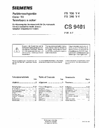 siemens FS 330 V4 circuit diagram