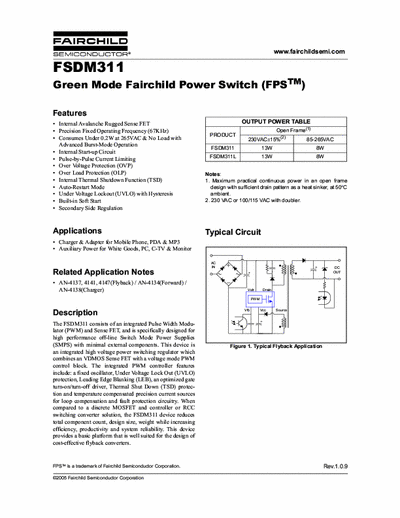 fairchilld  Green Fairchild Power Switch