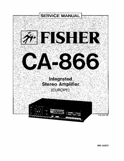 Fisher CA866 integrated amplifier