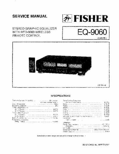 Fisher EQ9060 equalizer
