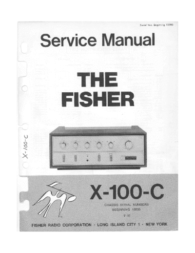 Fisher X100C integrated amplifier