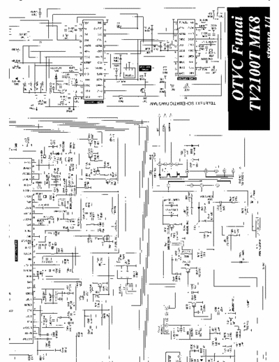 Funai TV-2100T MK8 schematic