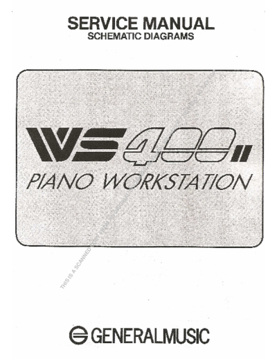 GEM WS400 - WS2 service manual