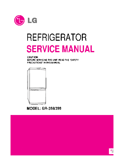 LG GR-359SQ After mains blackout medium cooling, no max.