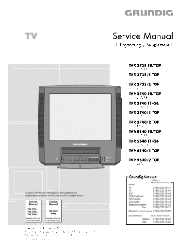 Grundig DVD 37 TV-DVD power STRS5707