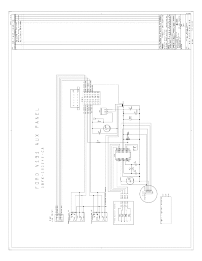 visteon Ford Galaxy AV input Schematic diagram