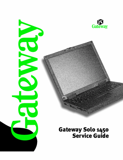 Gateway Gateway(1450). Gateway(1450). service manual