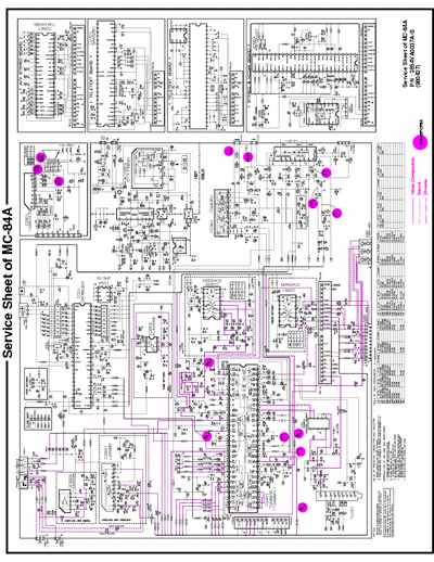 Goldstar MC-84 Goldstar MC-84 Circuit diagramm