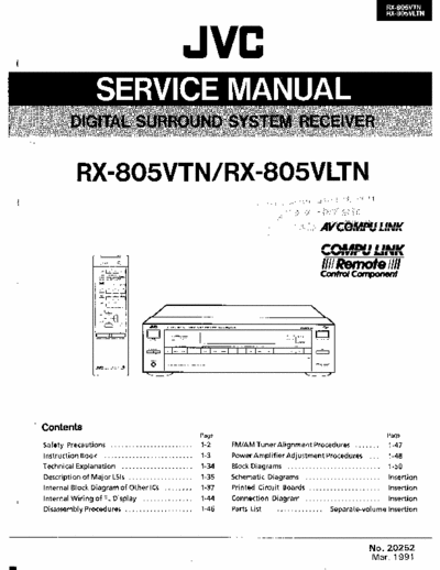 JVC/GRADIENTE AVR-4.0 Gradiente AVR -4.0 ou JVC_RX-805vtn_805vltn_sm.pdf