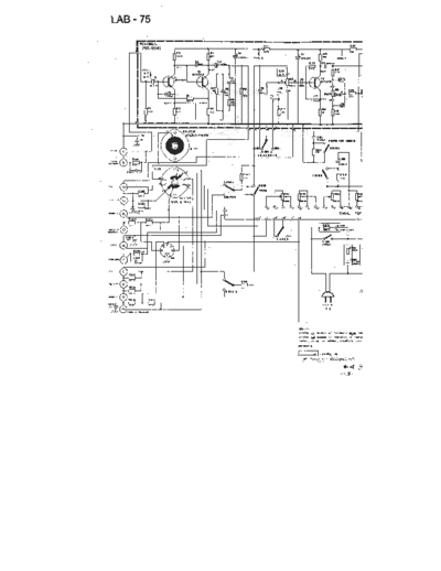 Gradiente LAB75 intergated amplifier