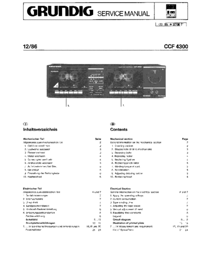 Grundig CCF 4300 service manual