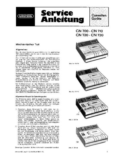 Grundig CN 700 service manual